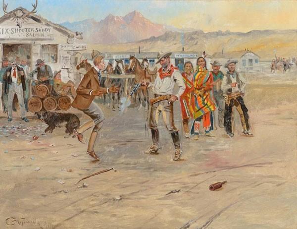 Charles M.  Russell, The Tenderfoot, 1897, Estimate $700,000-1,000,000