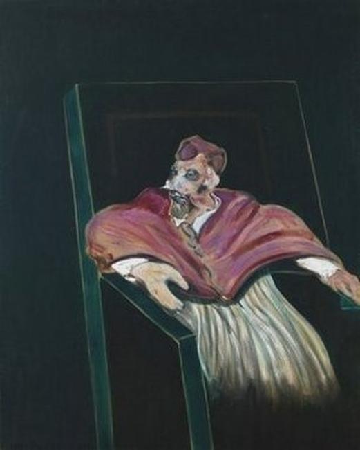 Francis Bacon, Study for a Pope III, 1961 Private Collection, courtesy of Skarstedt, ©The Estate of Francis Bacon, DACS, London, 2014 