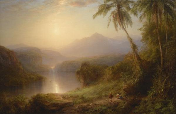 Frederic Edwin Church, "Valley of Santa Isabel, New Granada" (1875)