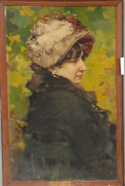 This signed oil on canvas by the Dutch-born painter Frederick Hendrick Kaemmerer, titled Avery, sold for $20,400 at Nadeau's New Year's Day Auction, Jan.  1st.