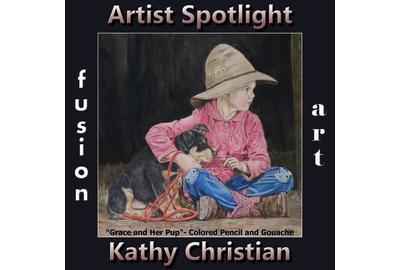 Kathy Christian Wins Fusion Art’s Artist Spotlight Solo Art Exhibition for June 2019 www.fusionartps.com