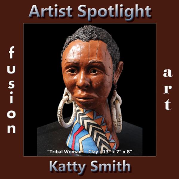 Katty Smith - Fusion Art's 3-Dimensional Artist Spotlight Winner for November 2018 www.fusionartps.com