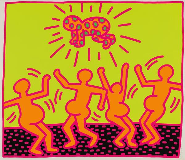 Keith Haring The Fertility Suite, 1983 Estimate: $180,000-250,000 