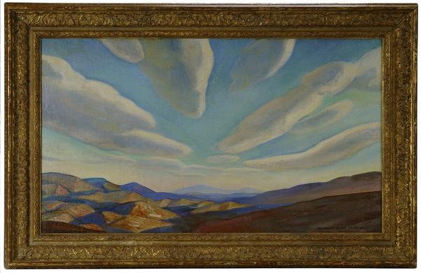 Vermont Hills by Rockwell Kent sold for $141,600 at Brunk Auctions on May 12.