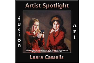 Laara Cassels Wins Fusion Art's Artist Spotlight Solo Art Exhibition www.fusionartps,com