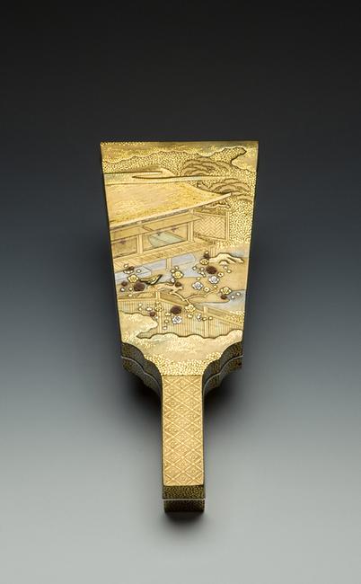 Japanese Paddle-Shaped Writing Box 