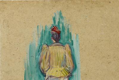 Entitled La Promeneuse (The Walker), this oil painting by Henri de Toulouse-Lautrec is an incredible rarity on the market.