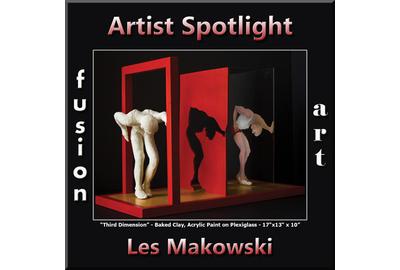 Les Makowski Wins Fusion Art's Artist Spotlight Solo Art Exhibition www.fusionartps.com