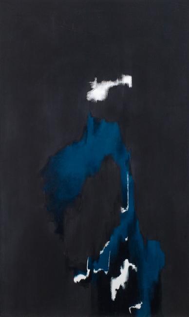 Norman Lewis (1909–1979), No.  6, 1973, oil on canvas, 80 " x 47 5/8", signed