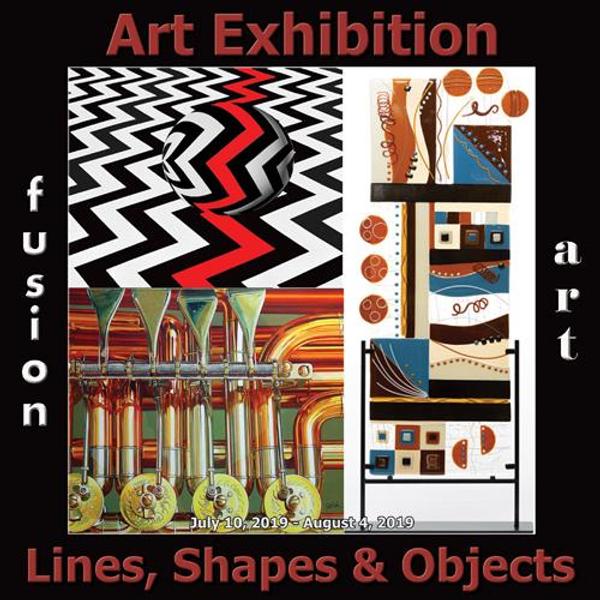 Lines, Shapes & Objects Art Exhibition www.fusionartps.com