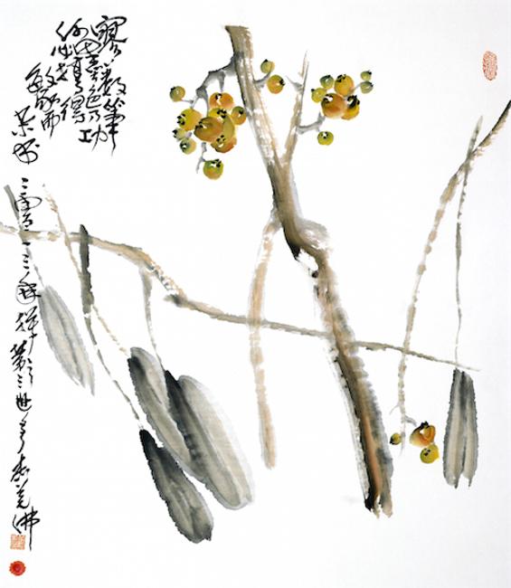 "Loquat" by HH Dorje Chang Buddha III realized $10,200,000 at Gianguan Auctions New York on September 12, 2015