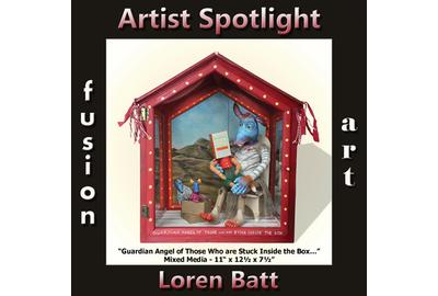 Loren Batt - Fusion Art's 3-Dimensional Artist Spotlight Winner for July 2018 www.fusionartps.com