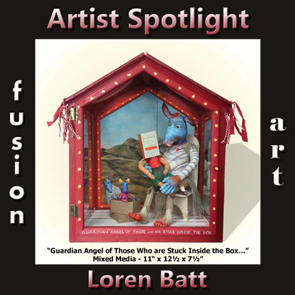 Loren Batt - Fusion Art's 3-Dimensional Artist Spotlight Winner for July 2018 www.fusionartps.com