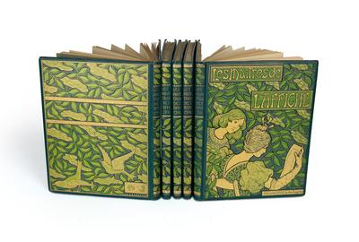 Les Maîtres de l’Affiche, complete set of five volumes, Paris, 1896-1900.  Sold January 26, 2017 for $47,500.