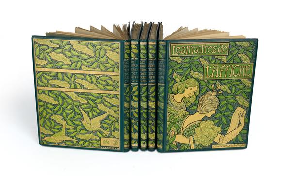 Les Maîtres de l’Affiche, complete set of five volumes, Paris, 1896-1900.  Sold January 26, 2017 for $47,500.