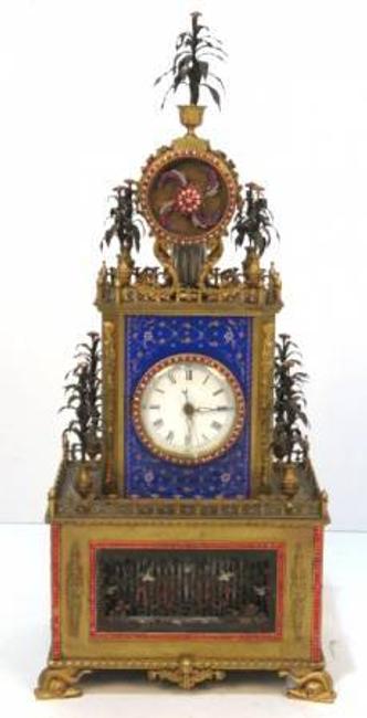 This rare 19th century clock, originally made for the Chinese Imperial market, sailed past its pre-sale estimate of $20,000-$30,000 to realize $526,750.