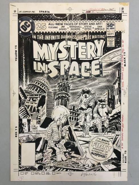 This original comic book cover at by Joe Kubert (Am., 1926-2012), for Battle Classics #3 (DC Comics, Jan./Feb.  1979) sold for $8,360.