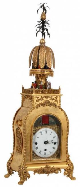 This rare, antique Chinese two-sided animated bracket clock sold for a stunning $332,750 at Fontaine's Feb.  27 auction.