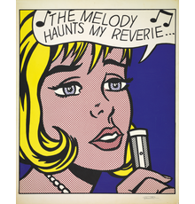 Roy Lichtenstein, Reverie, color screenprint, 1965.  Estimate $100,000 to $150,000.