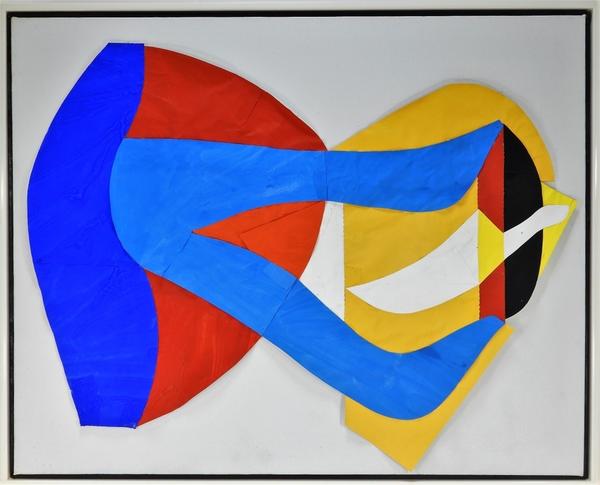 Original oil painting by the American abstract expressionist Fritz Bultman (1919-1967), titled Cape May II (est.  $6,000-$9,000), one of five works by Bultman in the auction.