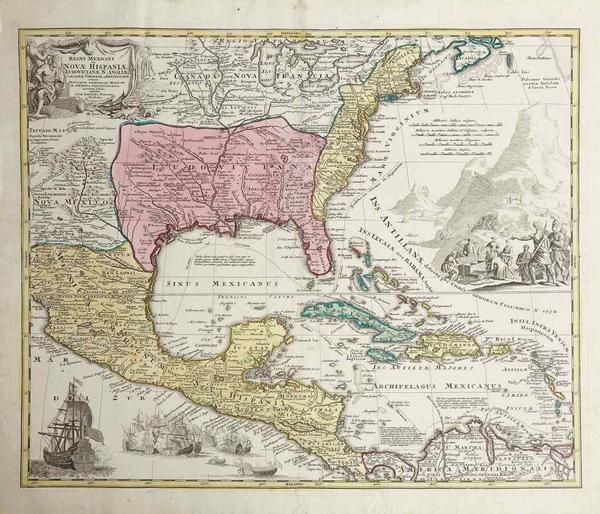 Two maps (one shown) by Willem Janszoon Blaeu (1571-1638): Virginiae partis australis et Florida partis orientalis and India Quae Orientalis Diktur et Insulae (est.  $500-$1,000).  