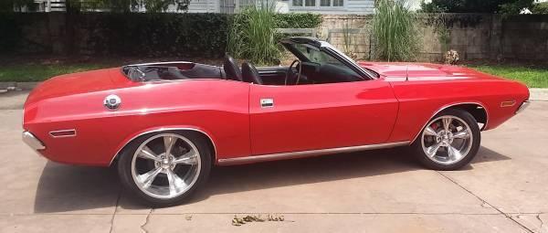 1970 Dodge Challenger convertible with a frame-off restoration, in like-new condition and one of only 378 made.