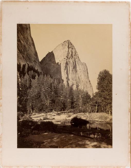 Photograph by Carleton Watkins (Am., 1829-1916), titled Yosemite, Cathedral Rock, 20 inches by 16 inches (est.  $1,500-$2,500).