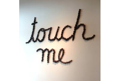 Luba Zygarewicz, Touch Me, artist's hair, 66'' x 72'' x 2''