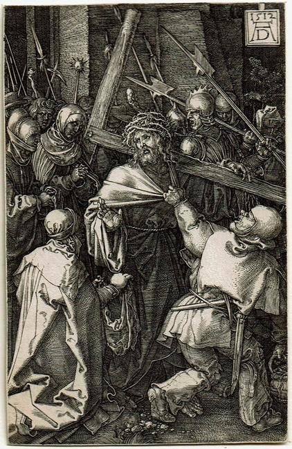 Albrecht Dürer (German, 1471–1528), Christ Carrying the Cross, from the Engraved Passion series, 1512.  Engraving on paper.  Museum purchase through the Champion & Partners Acquisition Prize in Honour of Richard Hamilton (2017)