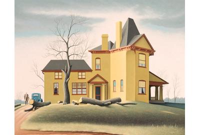 Roger Medearis (1920-2001), My Father's House, 1972, 24 x 30 inches.  Est.  $6,000 - $8,000 