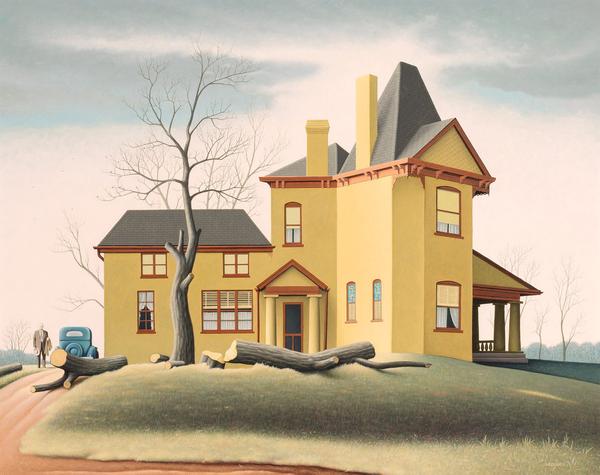 Roger Medearis (1920-2001), My Father's House, 1972, 24 x 30 inches.  Est.  $6,000 - $8,000 