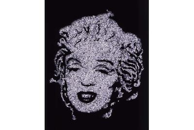 Vik Muniz (b.  1961) Marilyn Monroe (from Pictures of Diamonds), 2004 Cibachrome print 40 x 30 inches © Vik Muniz / Licensed by VAGA, New York, NY