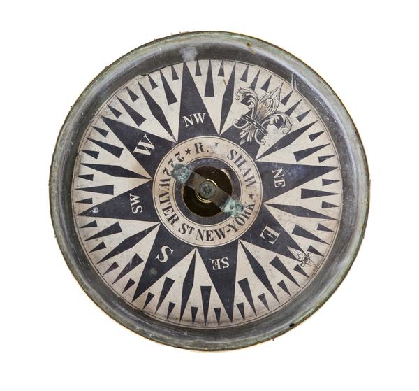 Compass, 19th century.  American.