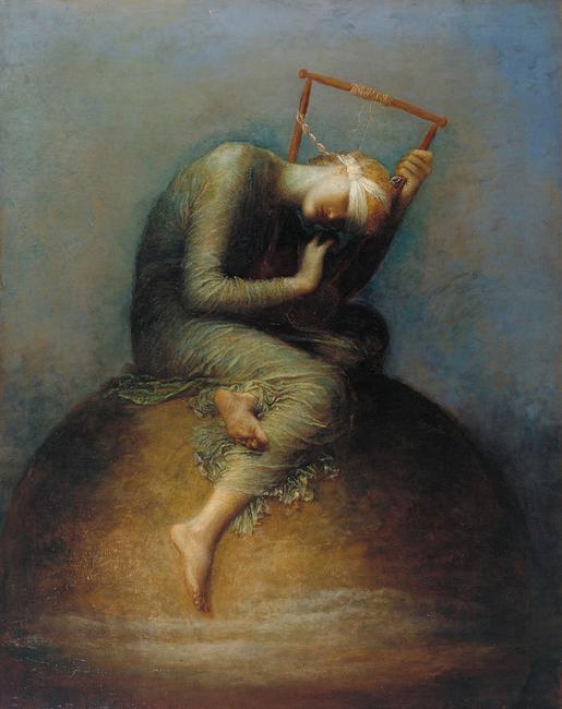 Second version of Hope, 1886, by G.F.  Watts