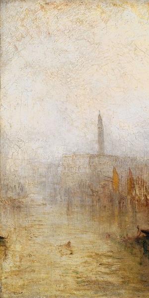 J.  M.  W.  Turner, "Venice Quay, Ducal Palace," exhibited 1844, Oil paint on canvas.  Tate: Accepted by the nation as part of the Turner Bequest 1856 © Tate, London 2018