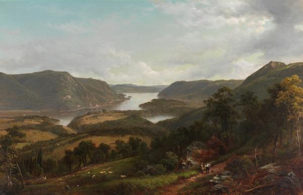 The Hudson River from Fort Montgomery" by Hudson River School painter David Johnson (1827-1908) is among the newly acquired works just announced by the Pennsylvania Academy of the Fine Arts.  