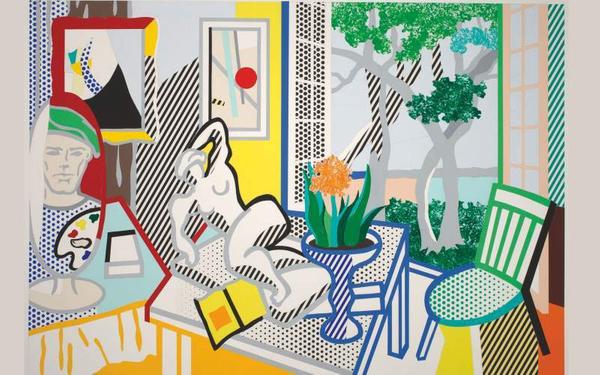 Roy Lichtenstein, 'Bellagio Hotel Mural: Still Life with Reclining Nude (Study),' 1997 © ESTATE OF ROY LICHTENSTEIN