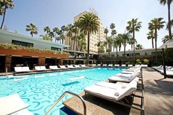 The pool at Hollywood Roosevelt Hotel