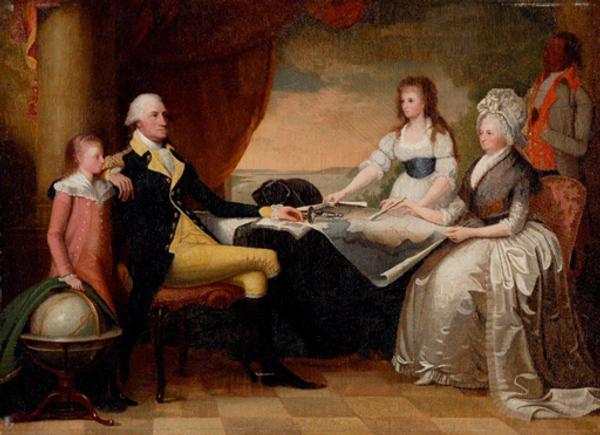 The Washington Family, by Edward Savage, 1798–1805.  Bequest of Henry Francis du Pont.  1961.708.