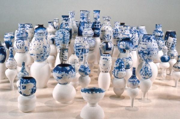 Installation view, Once Removed, Shoshana Wayne Gallery, Santa Monica, California (1998) Photo by John Berens