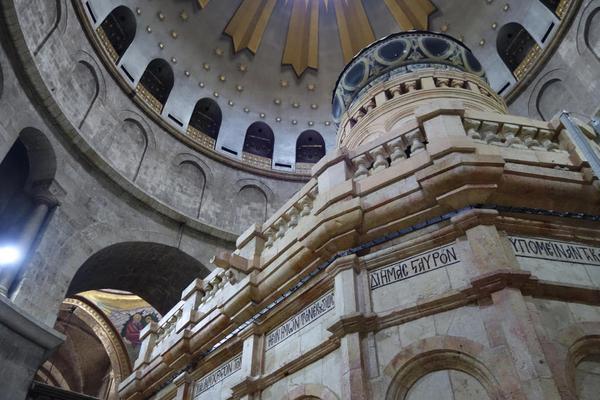 View of the edicule, after restoration