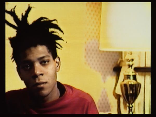 Still from A Conversation with Basquiat, 2006.  23 min., 22 sec.  © Tamra Davis.  Courtesy of the artist.  By permission of the Estate of Jean-Michel Basquiat, all rights reserved.  