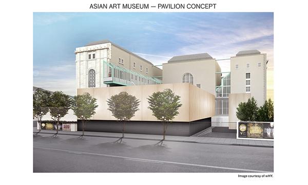 Asian Art Museum Pavilion Concept.  Image courtesy of wHY