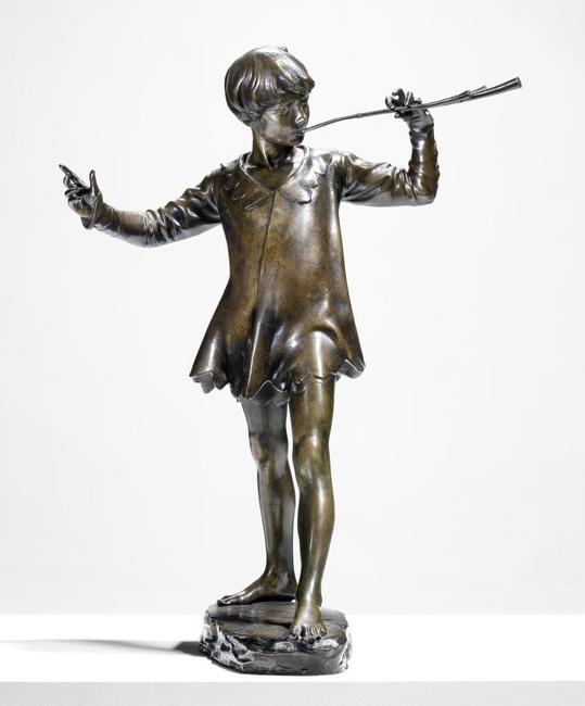 A bronze figure of Peter Pan by Sir George Frampton, £25,000-30,000