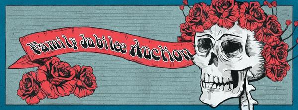 The Grateful Dead Family Jubilee Auction is April 11-12, 2015 through Donley Auction Services.  