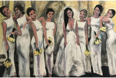 Marlene Kurland, Bridal Party Attitude, Giclee Print, 30'' x 40''