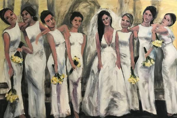 Marlene Kurland, Bridal Party Attitude, Giclee Print, 30'' x 40''