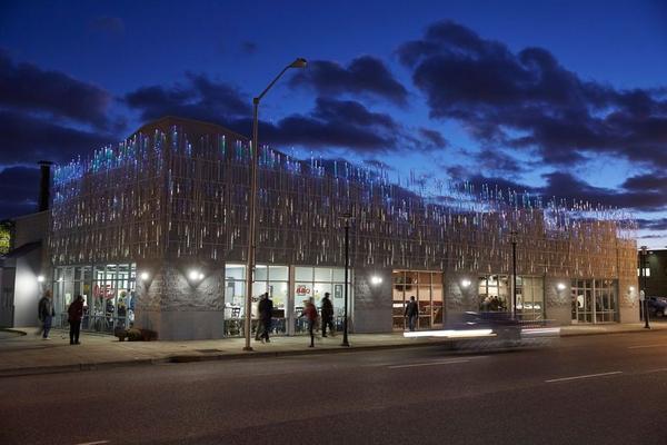 For Bloomberg Philanthropies' 2018 Public Art Challenge, the City of Gary, IN transformed an underutilized downtown building into a cultural hub that showcases visual and culinary arts.  “ArtHouse: A Social Kitchen,” was conceived by artist Theaster Gates and the City’s Mayor.