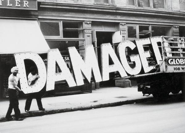 Walker Evans, Truck and Sign, 1928-1930.  Private Collection.