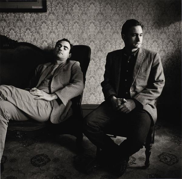 Peter Hujar, John Erdman and Gary Schneider at Mohonk Mountain House, 1984.  Pigmented ink print.  Harvard Art Museums/Fogg Museum, Schneider/Erdman Printer's Proof Collection, partial gift, and partial purchase through the Margaret Fisher Fund, 2016.172.  